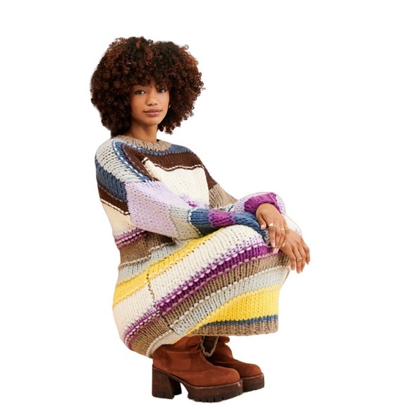 NWOT Callahan Paz Sweater Dress, Size S (Oversized) - Picture 2 of 9